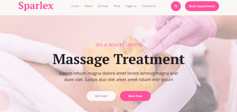 Website template design
