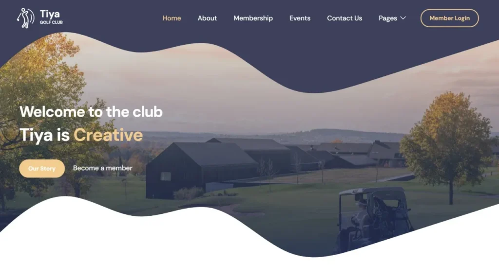 Golf Club Template home design