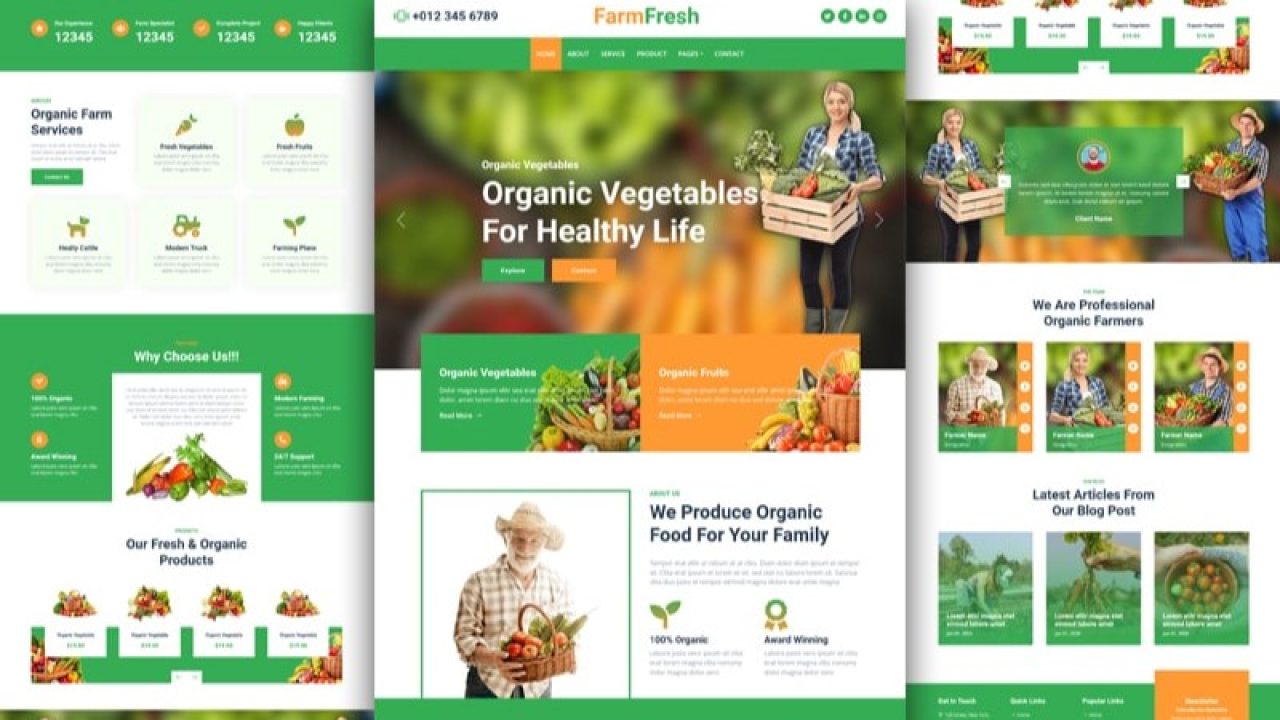 organic-farm-website-template